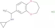 N-[1-(3,4-Dihydro-2H-1,5-benzodioxepin-7-yl)ethyl]cyclopropanamine hydrochloride