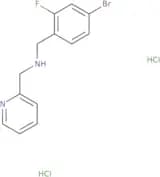 [(4-Bromo-2-fluorophenyl)methyl](pyridin-2-ylmethyl)amine dihydrochloride