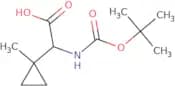 2-{[(tert-Butoxy)carbonyl]amino}-2-(1-methylcyclopropyl)acetic acid
