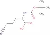 2-{[(tert-Butoxy)carbonyl]amino}-5-cyanopentanoic acid