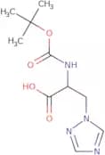 2-([(tert-Butoxy)carbonyl]amino)-3-(1H-1,2,4-triazol-1-yl)propanoic acid