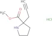 Methyl 2-(prop-2-yn-1-yl)pyrrolidine-2-carboxylate hydrochloride