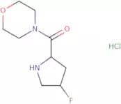 4-[(2S,4R)-4-Fluoropyrrolidine-2-carbonyl]morpholine hydrochloride