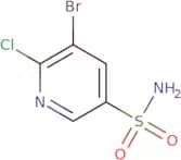 5-Bromo-6-chloropyridine-3-sulfonamide
