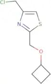 4-(Chloromethyl)-2-(cyclobutoxymethyl)thiazole