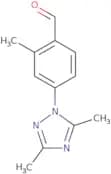 4-(Dimethyl-1H-1,2,4-triazol-1-yl)-2-methylbenzaldehyde