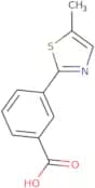 3-(5-Methyl-1,3-thiazol-2-yl)benzoic acid