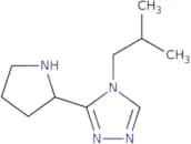 4-(2-Methylpropyl)-3-(pyrrolidin-2-yl)-4H-1,2,4-triazole