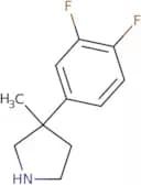 3-(3,4-Difluorophenyl)-3-methylpyrrolidine
