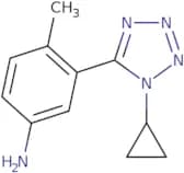 3-(1-Cyclopropyl-1H-1,2,3,4-tetrazol-5-yl)-4-methylaniline