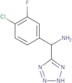 (4-Chloro-3-fluorophenyl)(1H-1,2,3,4-tetrazol-5-yl)methanamine