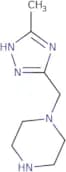 1-((5-Methyl-1H-1,2,4-triazol-3-yl)methyl)piperazine