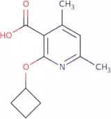 2-Cyclobutoxy-4,6-dimethylpyridine-3-carboxylic acid