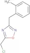 5-(Chloromethyl)-3-[(2-methylphenyl)methyl]-1,2,4-oxadiazole