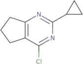 4-Chloro-2-cyclopropyl-5H,6H,7H-cyclopenta[D]pyrimidine