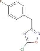 5-Chloro-3-[(4-fluorophenyl)methyl]-1,2,4-oxadiazole