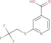 2-[(2,2,2-Trifluoroethyl)sulfanyl]pyridine-4-carboxylic acid