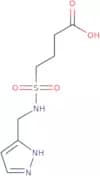 4-[(1H-Pyrazol-3-ylmethyl)sulfamoyl]butanoic acid