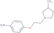 4-[2-(3-Methylpyrrolidin-1-yl)ethoxy]aniline