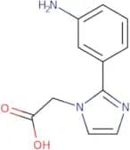 2-[2-(3-Aminophenyl)-1H-imidazol-1-yl]acetic acid