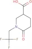 6-Oxo-1-(2,2,2-trifluoroethyl)piperidine-3-carboxylic acid