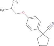 1-[4-(2-Methylpropoxy)phenyl]cyclopentane-1-carbonitrile