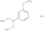 2-Methoxy-2-(3-methoxyphenyl)ethan-1-amine hydrochloride