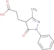 3-(3-Methyl-5-oxo-1-phenyl-4,5-dihydro-1H-pyrazol-4-yl)propanoic acid