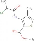 Methyl 3-(2-chloropropanamido)-4-methylthiophene-2-carboxylate