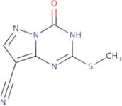 4-Hydroxy-2-(methylthio)pyrazolo[1,5-a][1,3,5]triazine-8-carbonitrile