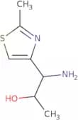 1-Amino-1-(2-methyl-1,3-thiazol-4-yl)propan-2-ol