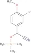2-(3-Bromo-4-methoxyphenyl)-2-[(trimethylsilyl)oxy]acetonitrile