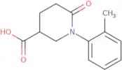 1-(2-Methylphenyl)-6-oxopiperidine-3-carboxylic acid