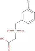 2-[(3-Bromophenyl)methanesulfonyl]acetic acid