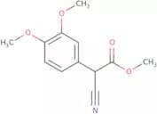 Methyl 2-cyano-2-(3,4-dimethoxyphenyl)acetate