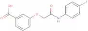 3-{[(4-Fluorophenyl)carbamoyl]methoxy}benzoic acid