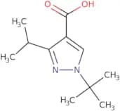 1-tert-Butyl-3-(propan-2-yl)-1H-pyrazole-4-carboxylic acid