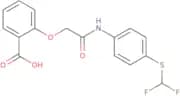 2-[({4-[(Difluoromethyl)sulfanyl]phenyl}carbamoyl)methoxy]benzoic acid