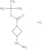 tert-Butyl 3-hydrazinylazetidine-1-carboxylate hydrochloride