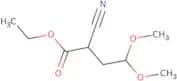 Ethyl 2-cyano-4,4-dimethoxybutanoate
