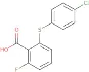 2-[(4-Chlorophenyl)sulfanyl]-6-fluorobenzoic acid