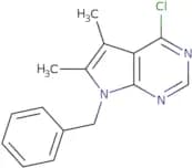 7-Benzyl-4-chloro-5,6-dimethyl-7H-pyrrolo[2,3-d]pyrimidine