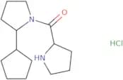 2-Cyclopentyl-1-[(2S)-pyrrolidine-2-carbonyl]pyrrolidine hydrochloride