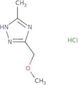5-(Methoxymethyl)-3-methyl-1H-1,2,4-triazole hydrochloride