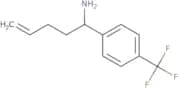 1-[4-(Trifluoromethyl)phenyl]pent-4-en-1-amine