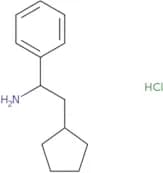 2-Cyclopentyl-1-phenylethan-1-amine hydrochloride