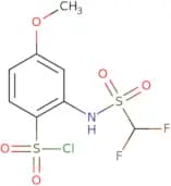 2-Difluoromethanesulfonamido-4-methoxybenzene-1-sulfonyl chloride