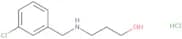3-{[(3-Chlorophenyl)methyl]amino}propan-1-ol hydrochloride