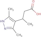 3-(3,5-Dimethyl-1H-pyrazol-4-yl)butanoic acid