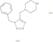 1-[(1-Benzyl-1H-1,2,3,4-tetrazol-5-yl)methyl]piperazine dihydrochloride